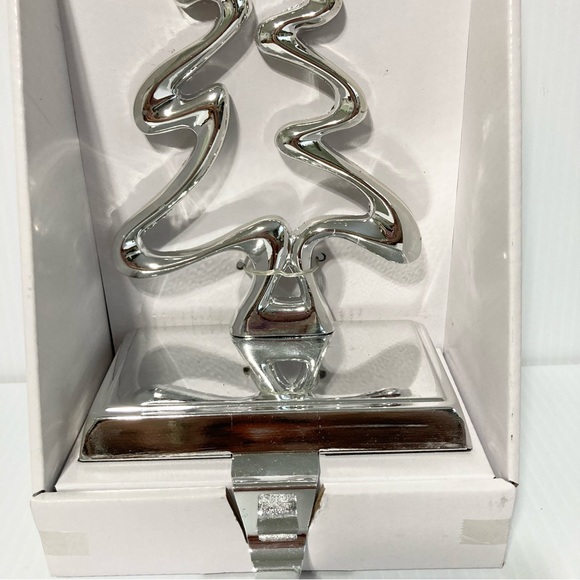 KURT ADLER Metal Christmas Tree Holiday Stocking Holder with Hook 7.5 inches - Picture 5 of 8